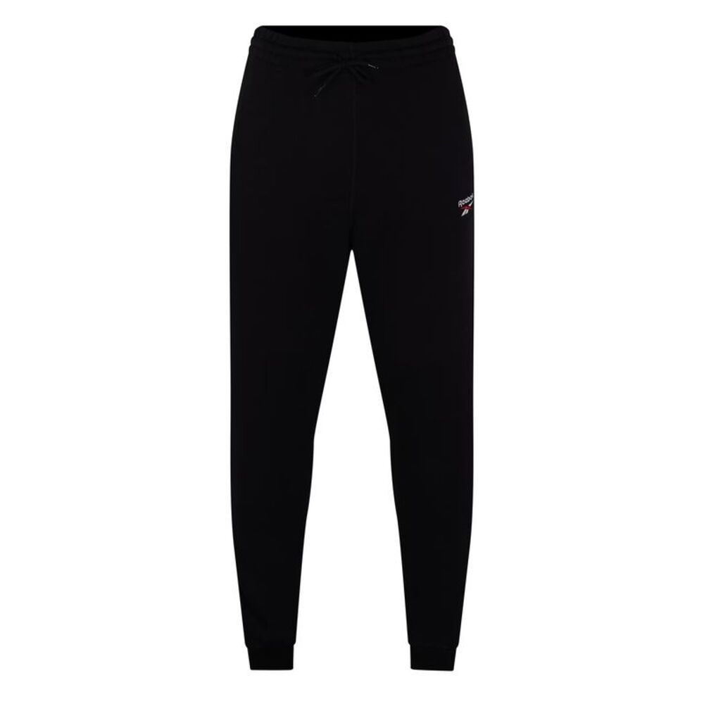 Reebok Mens Identity Fleece Joggers / Black/White